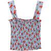 Floral Wide Strapless Tank Top - Майки - $19.99  ~ 17.17€
