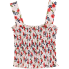  Floral Wide Strapless Tank Top - Tanks - $19.99  ~ £15.19