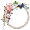 Floral frame circle - Ramy - 