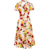 Floral-printed A-line dress by Naeem Kha - Obleke - 