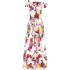 Floral-printed cotton maxi dress - Obleke - 