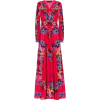 Floral-printed silk dress - Vestidos - 