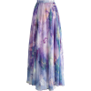 Floral watercolor skirt - 裙子 - 
