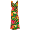 Floral wool dress, 1970s-LaDouble J - Dresses - 