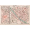 Florence (Italy) map from 1895 (1890s) - Items - 