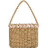 Flower Decor Straw Tote Bag - Carteras - 