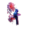Flower Hummingbird - Natural - 