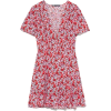 Flower Pattern Dress - Dresses - 