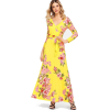 Flower Print Wrap Dress - Ljudi (osobe) - $22.00  ~ 18.90€