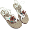 Flower Sandals - Thongs - 