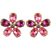 Flower earrings - Aretes - 