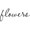 Flowers - 插图用文字 - 