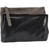 Foley + Corinna Double Venti Embossed Leather Clutch Grey/Slate - Torbe z zaponko - $295.00  ~ 253.37€