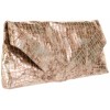 Foley + Corinna Women's Georgina Clutch Bronze Metallic Croco - Clutch bags - $119.00 
