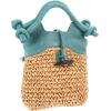 Foley + Corinna Women's Mini City Straw Cross-Body Raffia/Turquoise - Hand bag - $73.55 