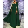 Forest green gown - Платья - 