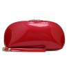 Forkidlove® Lady Woman Small Patent Leather Evening Party Clutch Bag Bridal Scratchwallets Purse (Red) - Portafogli - $12.99  ~ 11.16€