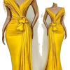 Formal gold - sukienki - 