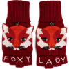 Fox Intarsia Pop Top Mittens - Rokavice - 