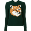 Fox print sweater - Пуловер - 