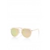 Framed Mirror Metallic Aviator Sunglasses - サングラス - $5.99  ~ ¥674