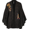 Free people embroidered woven kimono - カーディガン - 