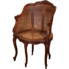 French 1880 5 leg cane desk chair - Arredamento - 