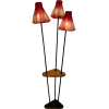 French 1950s Floor Lamp w/ Tiki Shades - Oświetlenie - 