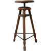 French Artist Wood Adjustable Stool 1890 - Furniture - 