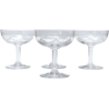 French Crystal Champagne Glasses 1920s - Objectos - 