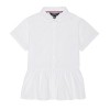 French Toast Girls' Short Sleeve Peplum Blouse - Shirts - $4.25 