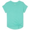 French Toast Girls' Short Sleeve V-Neck Side Knot Tee - Shirts - $6.99 