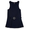 French Toast Girls' Side Pleat Belted Jumper - ワンピース・ドレス - $10.99  ~ ¥1,237