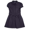 French Toast Girls' Twill Safari Shirtdress - Dresses - $11.97 