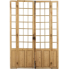French double doors in pine 1860-1899 - Przedmioty - 