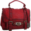 Frye Cameron Small Ant Pull Up Satchel Burnt Red - バッグ - $398.00  ~ ¥44,794