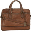Frye James Work Zip Tumbled Full Grain DB116 Briefcase Taupe - Hand bag - $598.00 