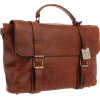 Frye Logan Flap Briefcase Cognac - Torebki - $478.00  ~ 410.55€
