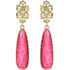 Fuchsia Earrings - イヤリング - 