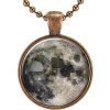 Full Moon Necklace Astronomy Jewelry Gif - Collares - 