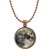 Full Moon Necklace Astronomy Jewelry Gif - Necklaces - 