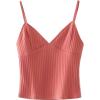 Full-length Stretch Knit Camisole - Vests - $15.99 