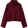 Funnel neck knit sweater - プルオーバー - $79.99  ~ ¥9,003