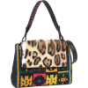 Fur-Flap Embroidered Shoulder Bag - Kleine Taschen - 