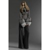 Fur sleeve coat - アウター - 