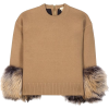 Fur top - Pullovers - 
