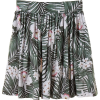G.V.G.V. リーフ×レオパードプリント スカート グレー - Faldas - ¥16,800  ~ 128.21€