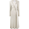 GALVAN knot detail Plissé dress - Obleke - 
