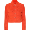 GANNI Salvia suede jacket - Jacket - coats - $620.00 