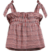 GANNI blouse - 半袖衫/女式衬衫 - 